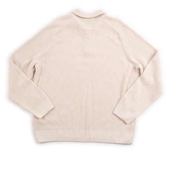 NEW MADEWELL Cotton-Linen Long-Sleeve Sweater Polo size XL - Picture 5 of 12